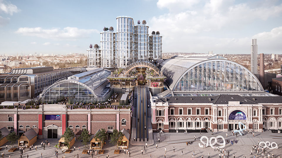 2020: £875m loan agreed for Olympia development and construction commences