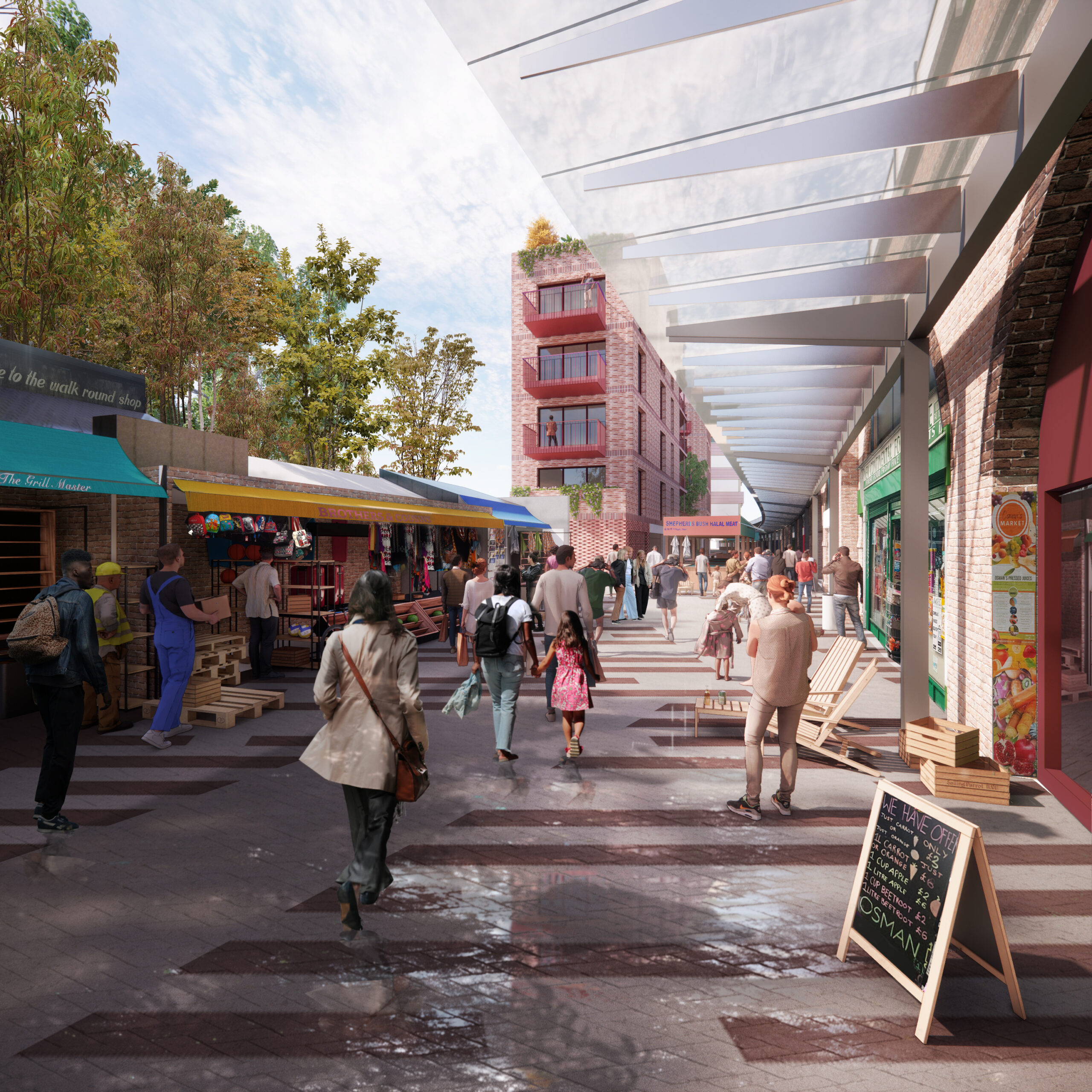 Yoo Capital unveils plans for the refurbishment of Shepherd’s Bush Market - Yoo Capital